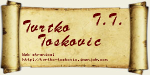 Tvrtko Tošković vizit kartica